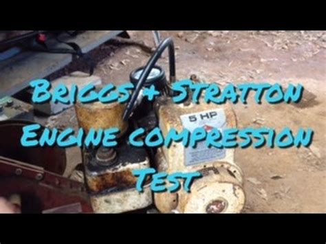 Performing a Dry Compression Test on a Briggs & Stratton Small 